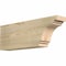 Ekena Millwork Pescadero Rough Sawn Rafter Tail, Douglas Fir, 4"W x 8"H x 24"L RFT04X08X24PEC00RDF - alternate 1